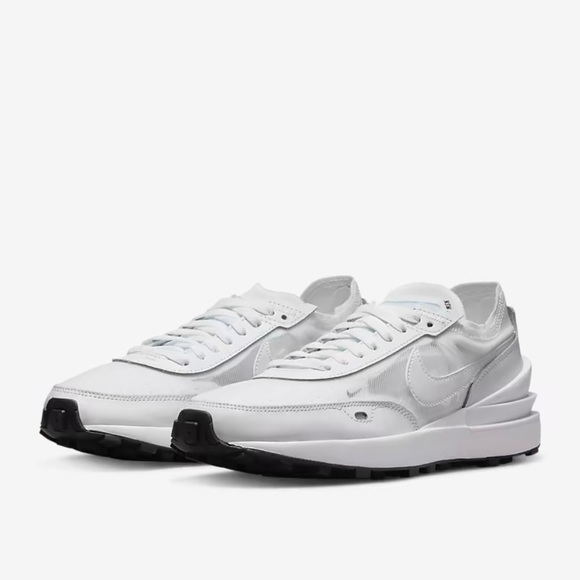 New Nike Waffle One Women Sneakers White size 8.5 - Picture 4 of 4